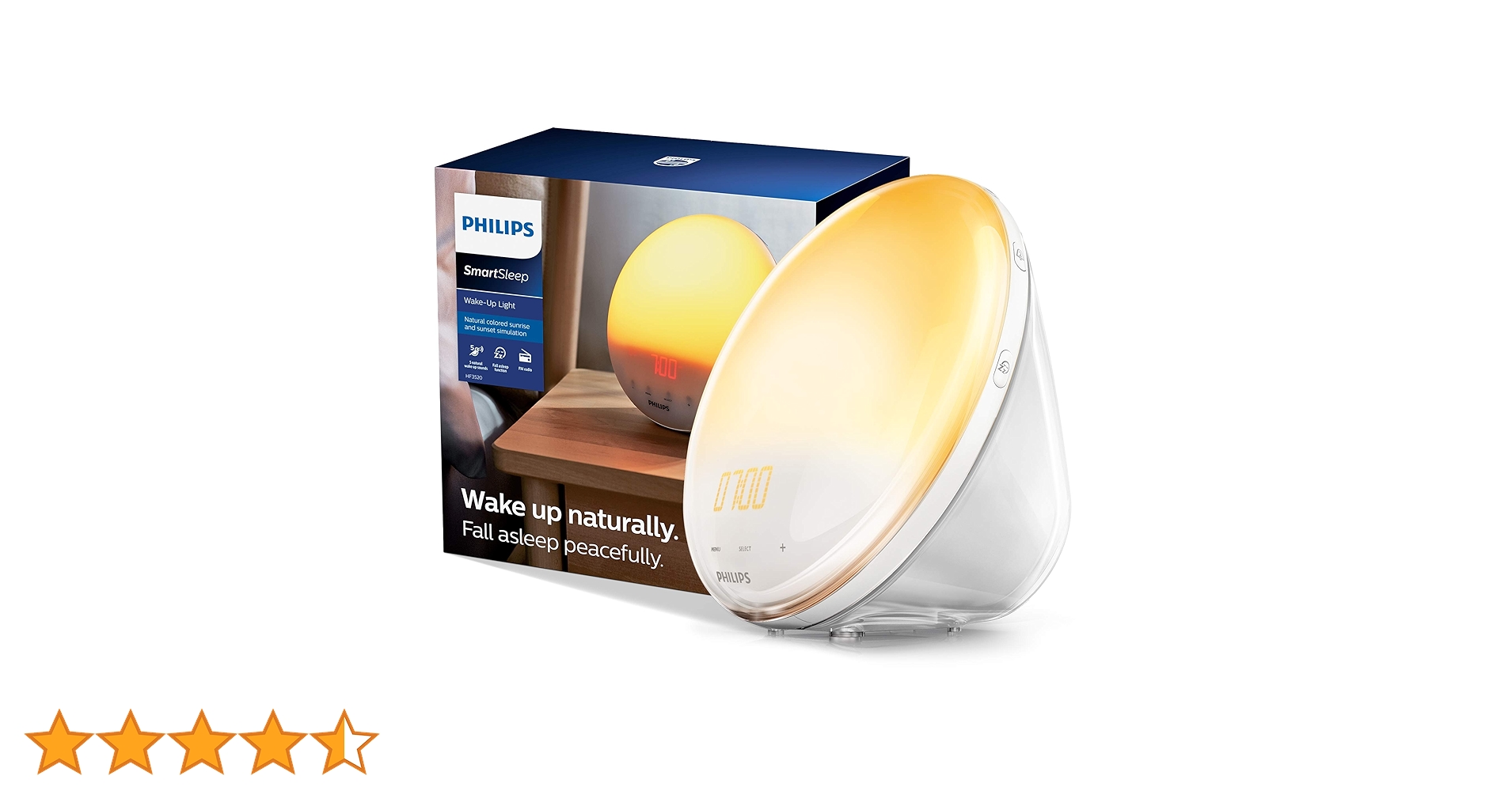 Philips SmartSleep Wake-up Light, Coloured Sunrise and